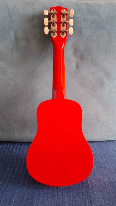 Детска гитара Kids Harmony красного цвета(от3 до 10лет)