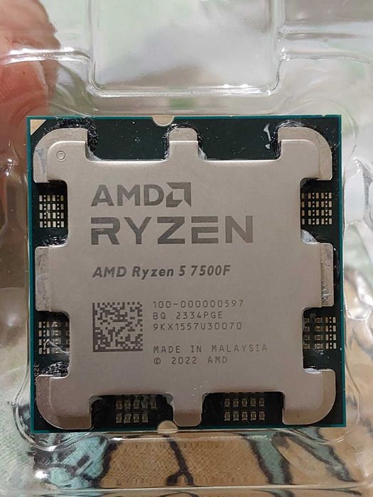 AMD Ryzen 5 7500F, 6-ядрен, AM5