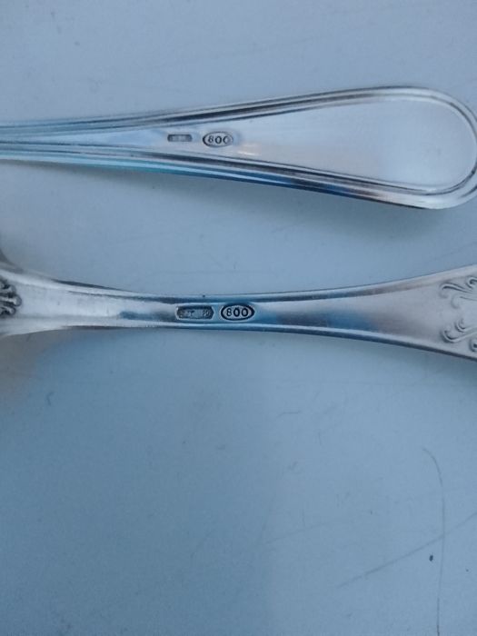 Lingurițe rare argint masiv impero italia