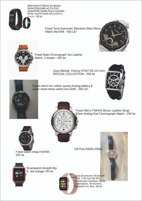 Ceasuri bărbătești originale