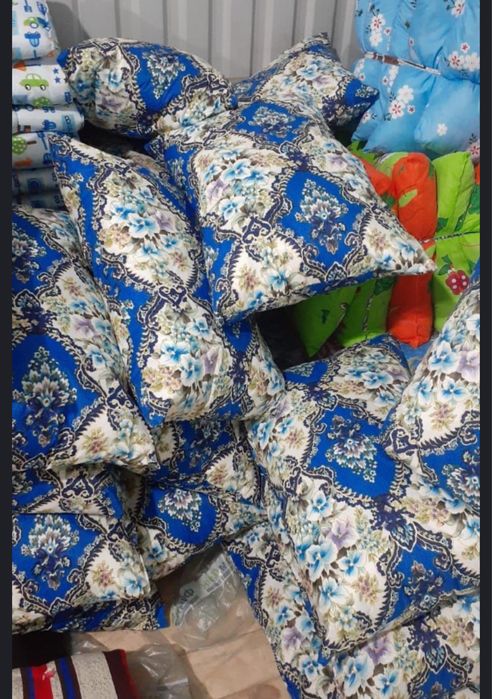 Ватиновые ватные матрасы одеяло подушки постельное белье рабочий компл