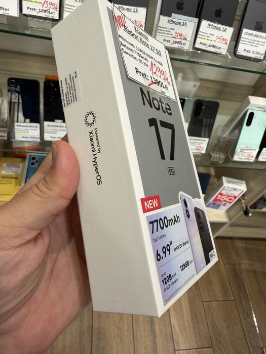 telefon Xiaomi Note 17 5G Nou Garantie 1 an