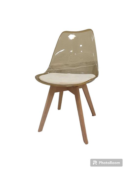 Стол Верона капучино кристал/седалка кадифе