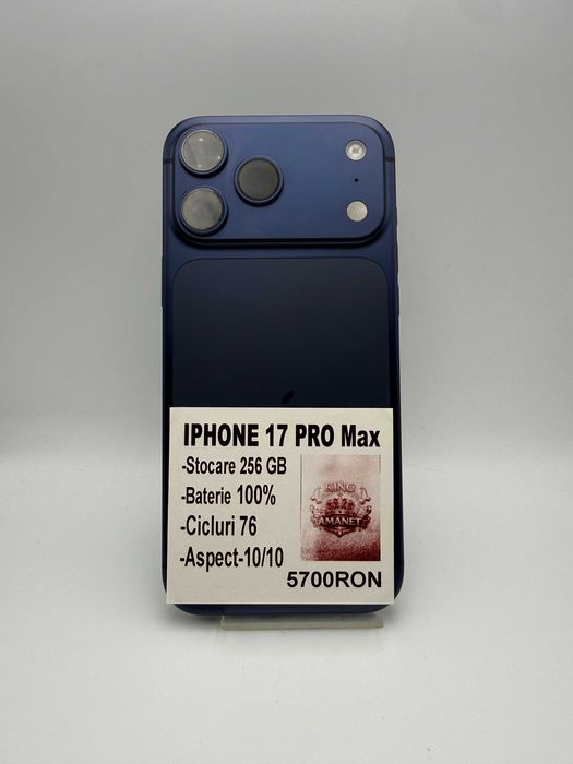 Iphone 17 PRO MAX 256 GB 100%