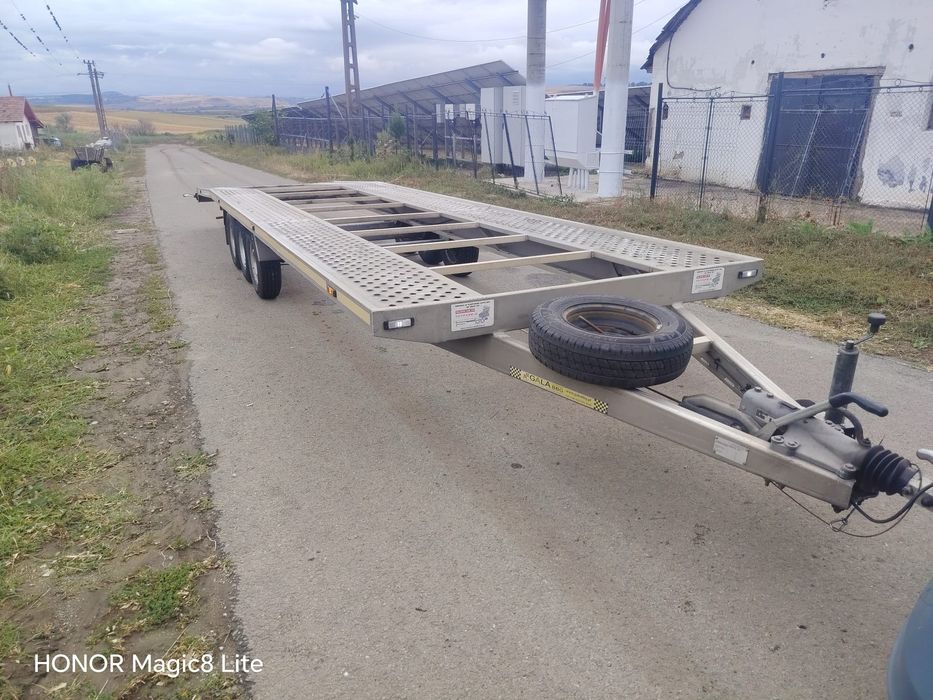 Platforma tranasport auto Gala 8.5 m aluminiu 670 kg