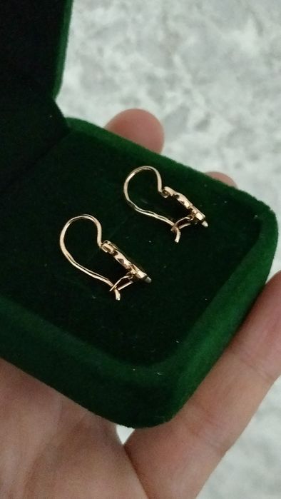 Советские серьги 583 пробы.