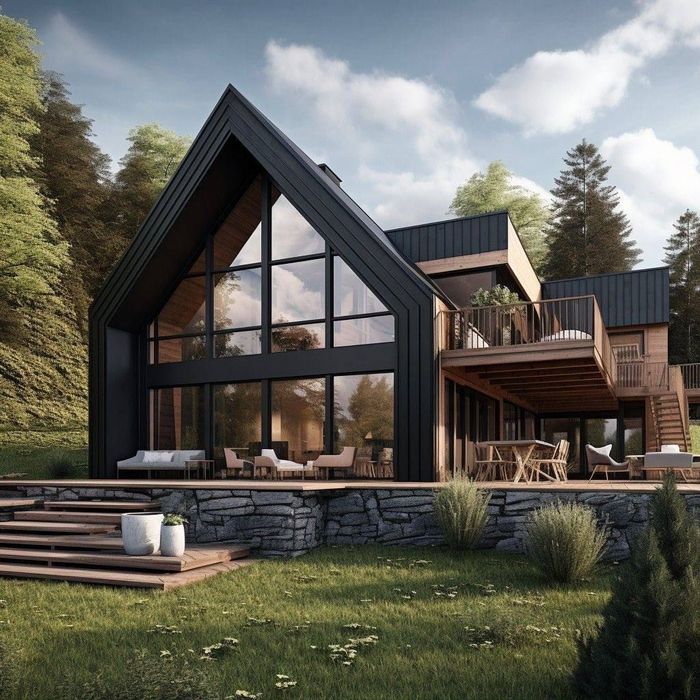 BarnHouse с просторной кухней-гостиной под ключ