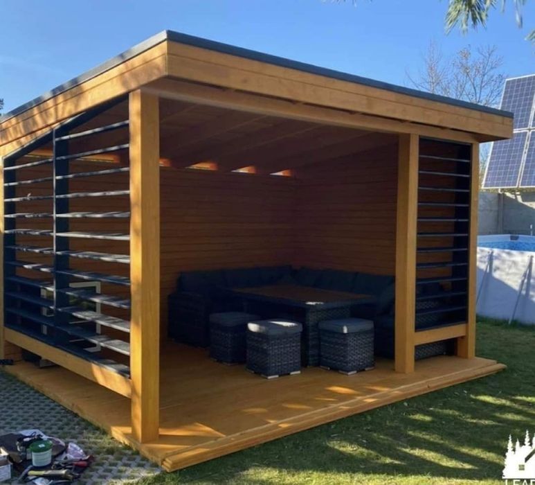 Foișoare terase pergole din lemn