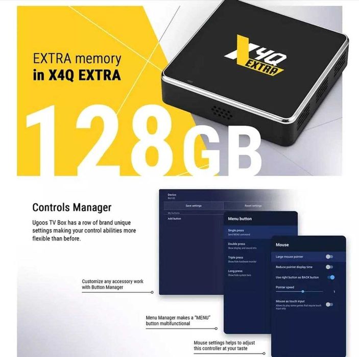 Смарт приставка.Ugoos X4Q pro,plus,extra.андроид11.+прошивка 5000канал