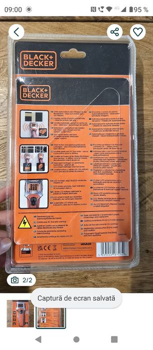 Detector de metale Black decker