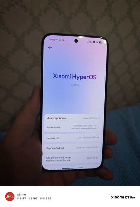 Xiaomi 15t pro 12/512gb