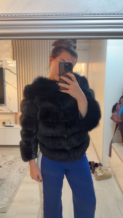 Blană naturală de vulpe 4 bucăți