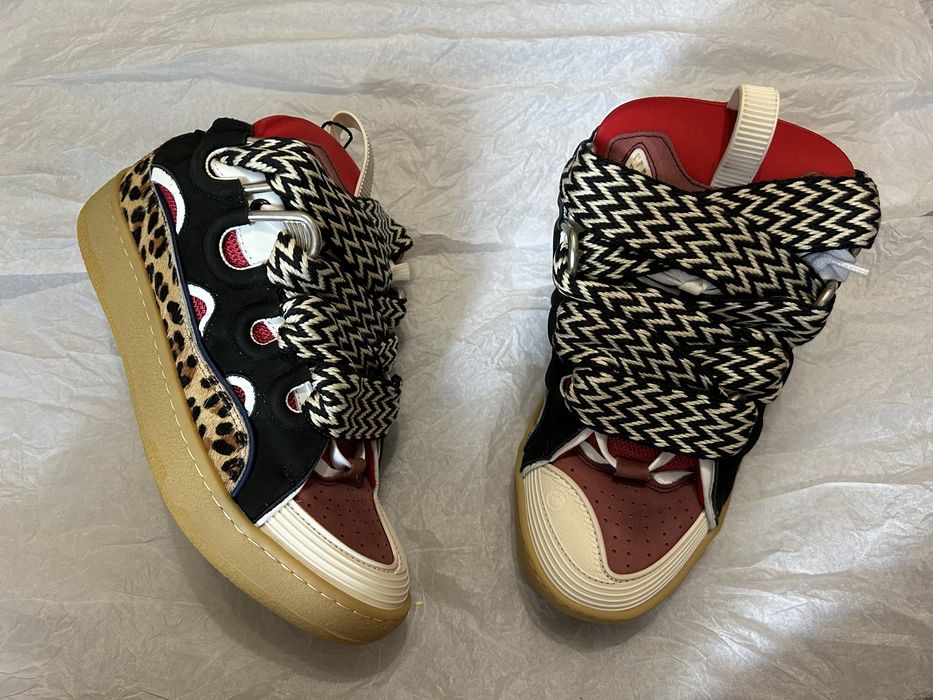 Adidasi Lanvin Curb Animal Print