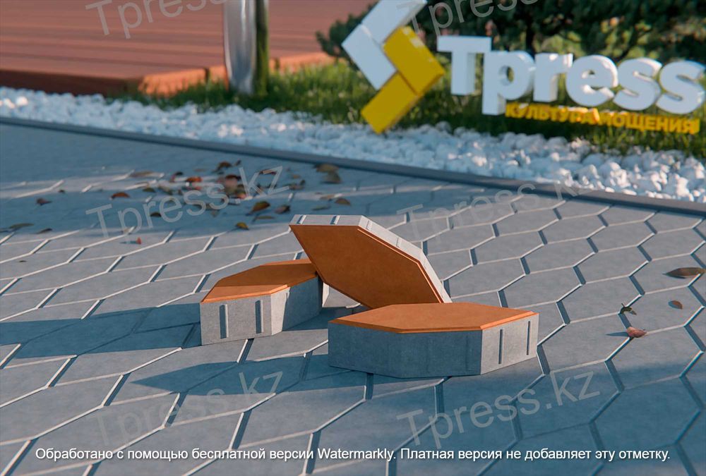 Брусчатка Кристалл  273х100х60 мм