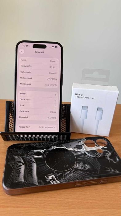 De vanzare iPhone 16 cu 91% capacitate, 9,5 din 10