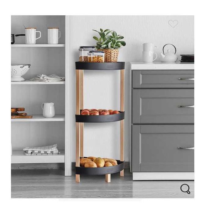 Органайзер Mercado Trade, 3 нива, Ъглова, За съхранение, Черно - Кафяв