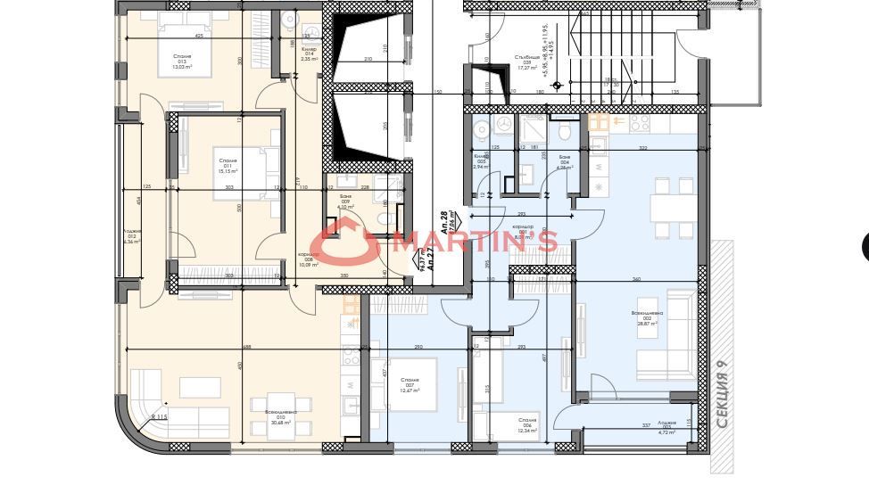 Продава се Тристаен апартамент в София, Сердика - 103 кв.м за 1427 €/кв.м - Снимка #1