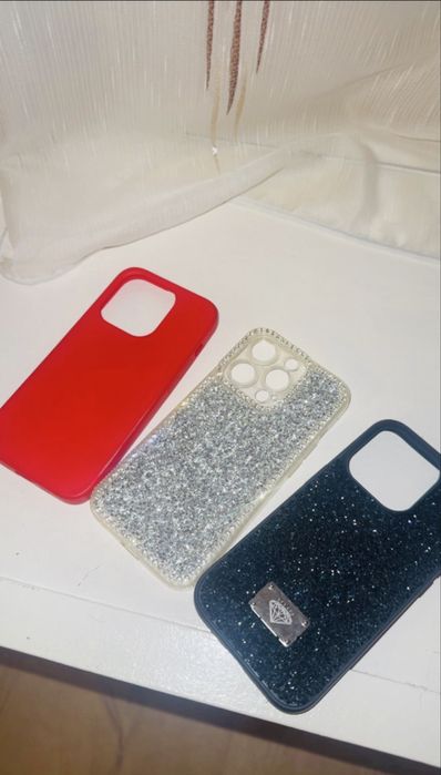 Комплект 3 чисто нови калъфа за iPhone 14 pro – стилни и защитни