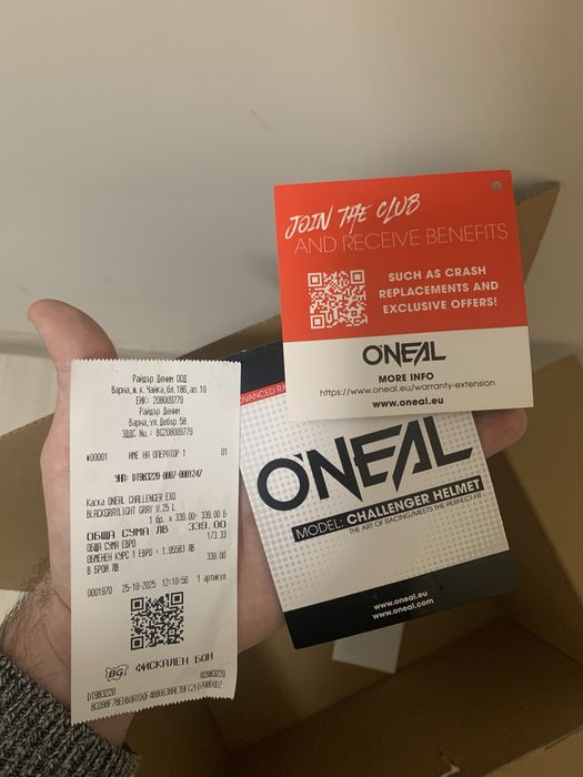 ЧИСТО НОВА! Каска за мотор O’Neal
