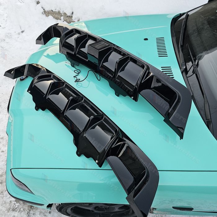 E60 диффузор на задний бампер М