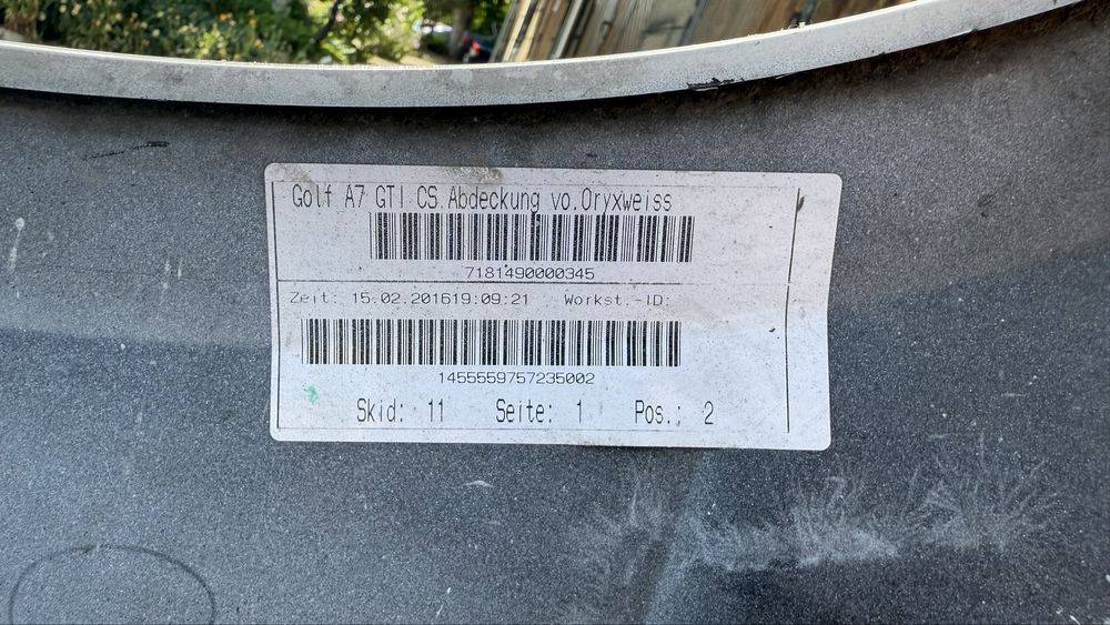 Golf 7 clusport предна броня голф 7 GTI