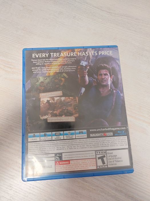 Срочна продайотса Диск UCHATED для PS4