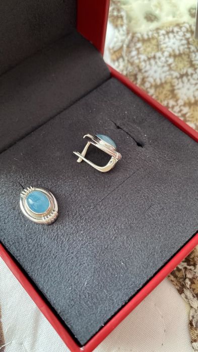 Серьги Алькор серебро