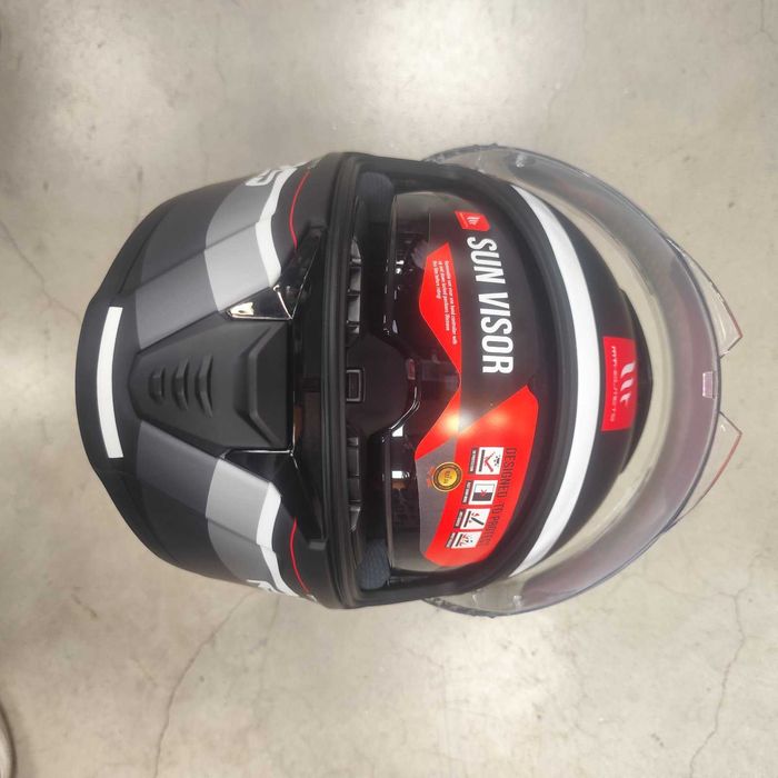 ПРОМОЦИЯ Каска MT Thunder 4 SV R25 B2 BLACK/GRAY - Код: 71801