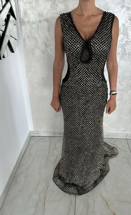 Rochie de seara perle negre
