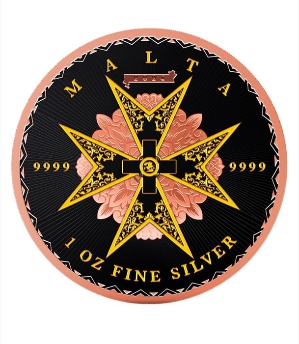 Лимитирана сребърна монета Малтийски кръст 2024