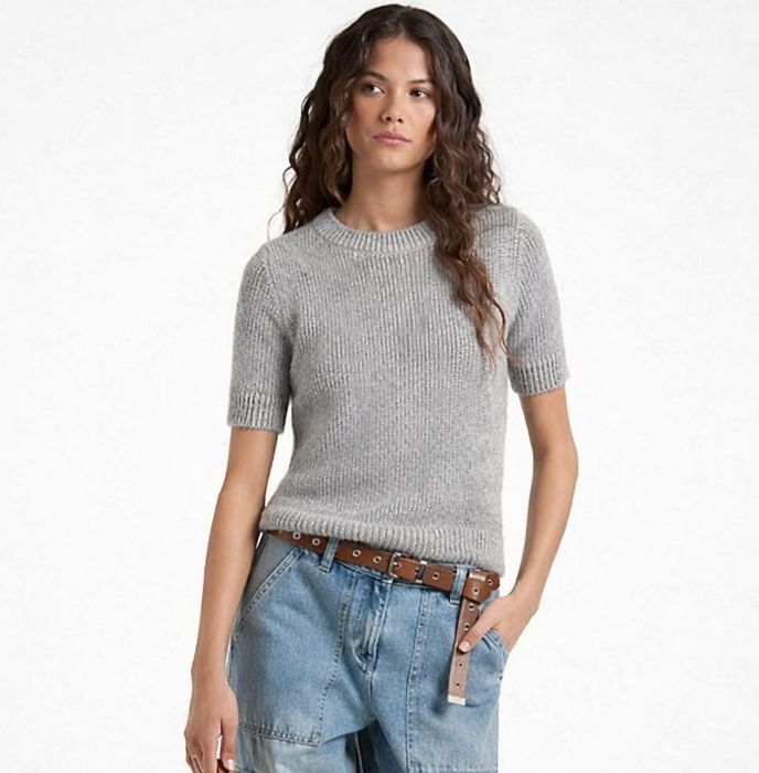 Сив, дамски елек