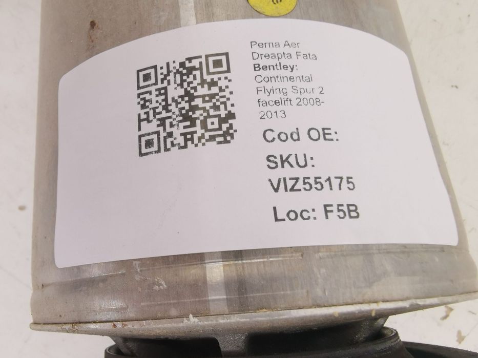Perna Aer Dreapta Fata Bentley Continental Flying Spur 2 facelift 2008