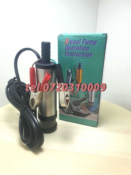 Pompa 12V Pentru Auto Rulota (Apa, Motorina descriere pompei