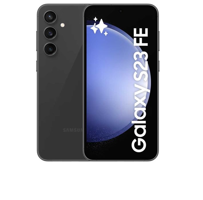 Telefon nou Samsung Galaxy S23 FE, memorie 128GB, gri + husa cadou
