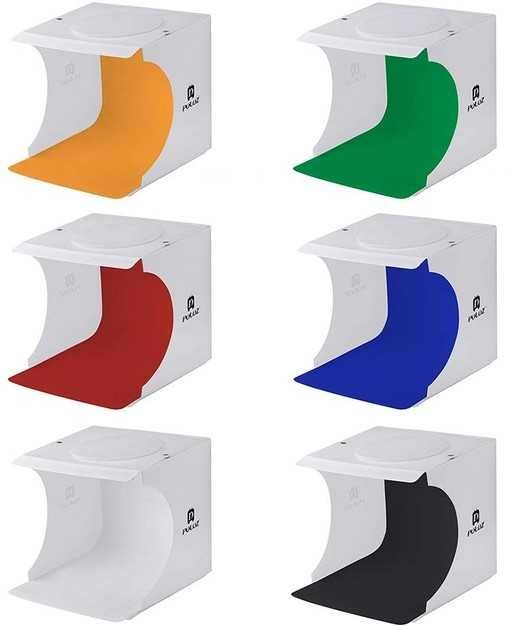 Лайткуб (фотобокс) для предметной съемки Puluz 24 x 23 x 22 см Белый