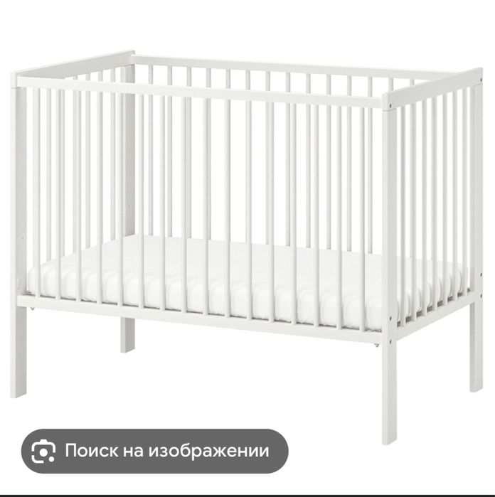 Продам кроватку Икеа плюс матрас .