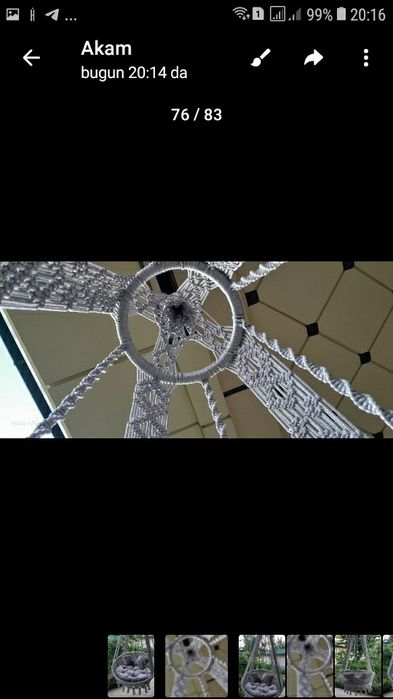 Makramel kachela sotiladi ipdan tõqilgan zakaz olamiz.Har him razmerda