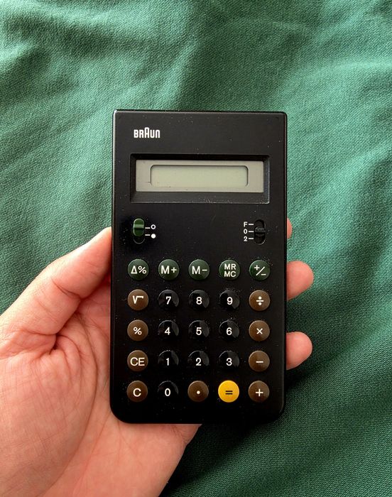 Calculator Braun AG Typ 4993 Dieter Rams
