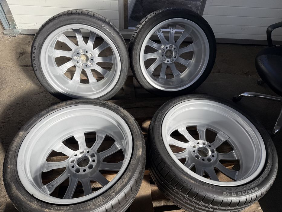 Jante NOI originale Audi A5/S5 A6/S6 cu anvelope vara noi Continental 255/35 R19