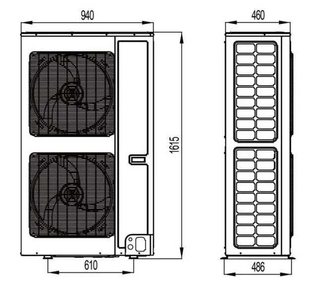 Кондиционер напольный колонного типа 100 INVERTER Optom va donaga