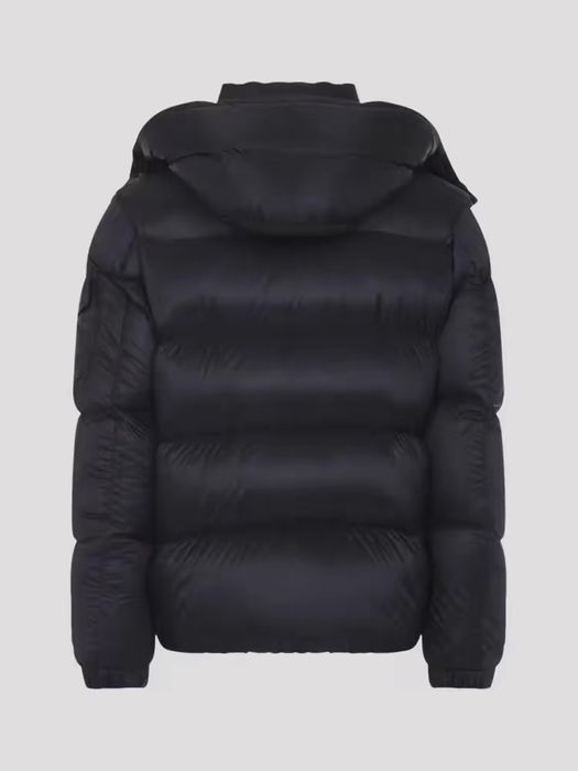 Geaca Moncler Puf Natural Model Couyere Hooded Padded Negru, Poze Real