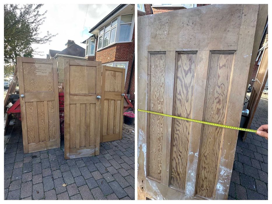 продаваме стари 4 панелни чамови врати