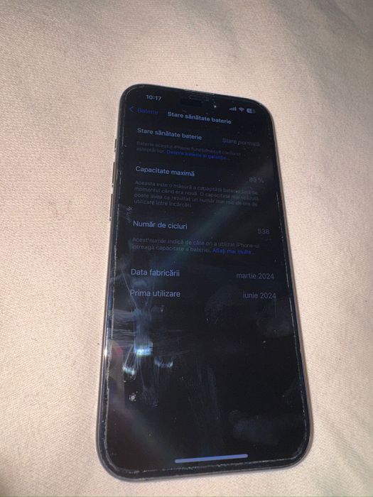 iPhone 15 Pro Black 128GB 89% Battery Health