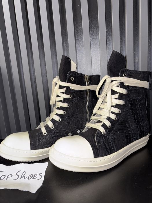 Rick Owens Slashed Denim