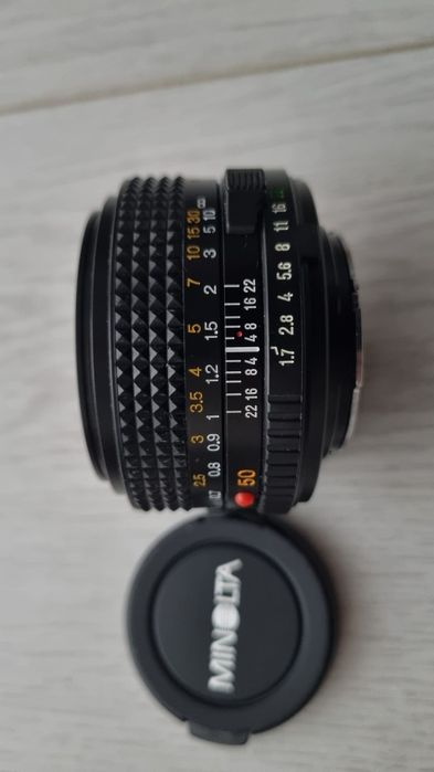 Obiectiv Minolta MD 50 f1.7 NOU!