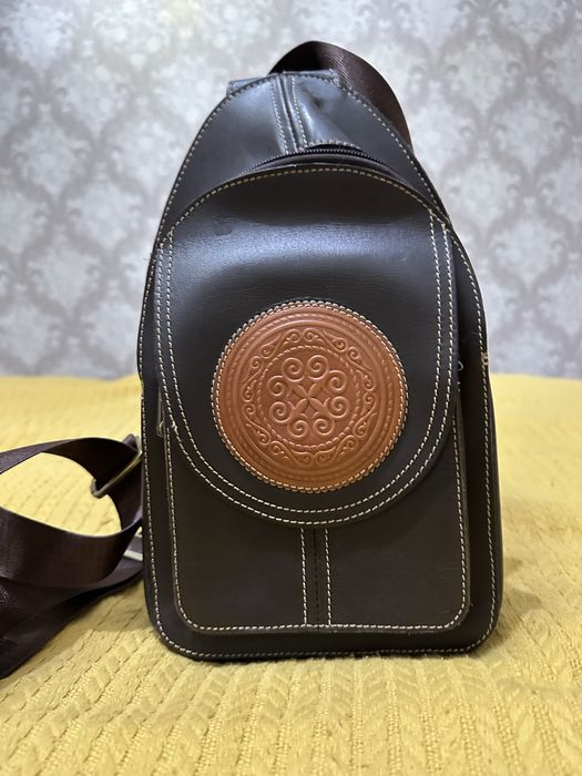 Барсетка (бананка) кожа