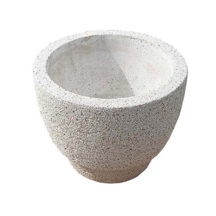 Ghiveci din marmura alba – conic din gama premium