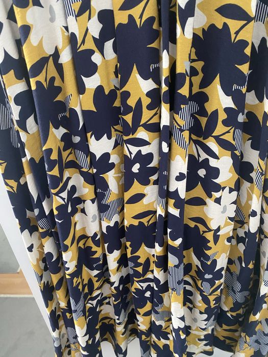 Дълга лятна рокля с джобове - размер С