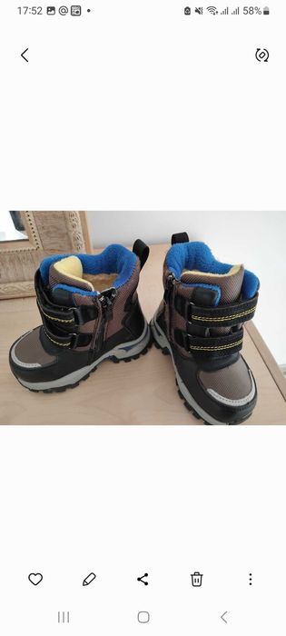 Зимняя обувь детская