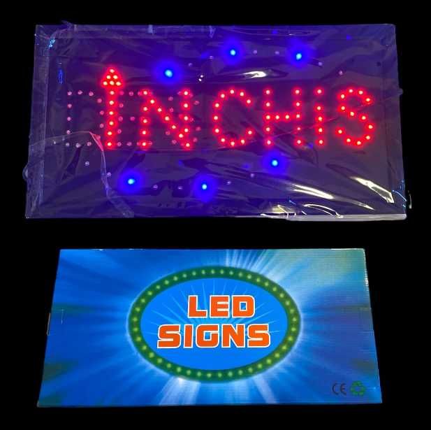 Reclama LED Luminoasa Panou LED Text Editabil dupa preferinte/Domeniu